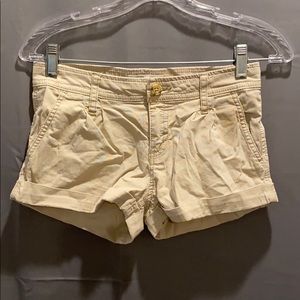 Girls abercrombie kids khaki shorts size 12